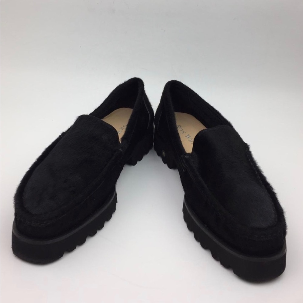 Ron white Rita Cozy Calf hair loafers sz 9.5 - Picture 1 of 8